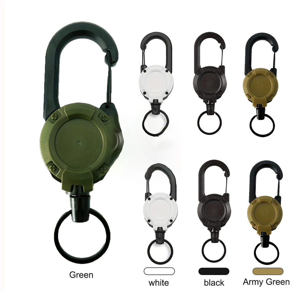 Conventional Reel - Extendable Retractable Holders Keychain Badge Reels