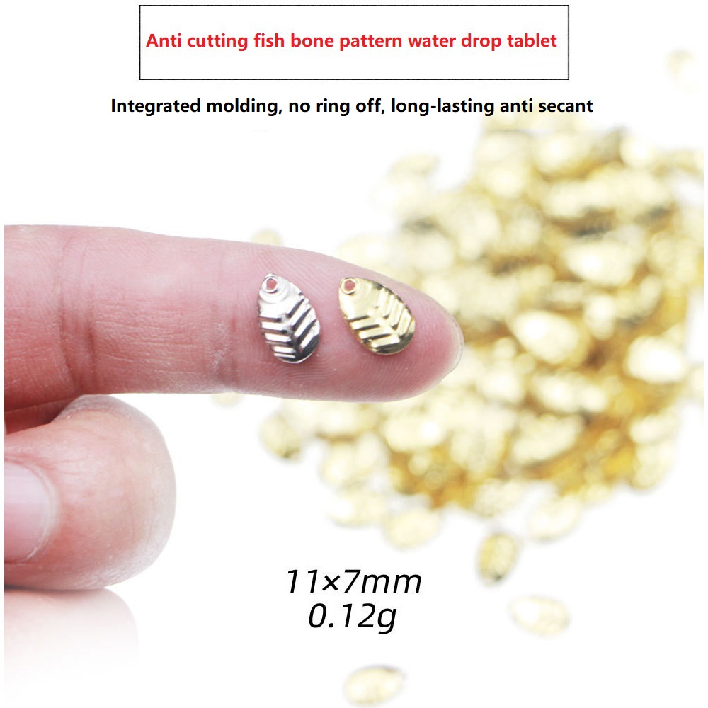 Baitcasting Reel - 50Pcs/lot DIY Fishing Spinner Sequin Rings