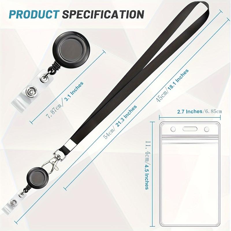 1/2/3Pcs Retractable Badge Ree - Reel Cover review and price