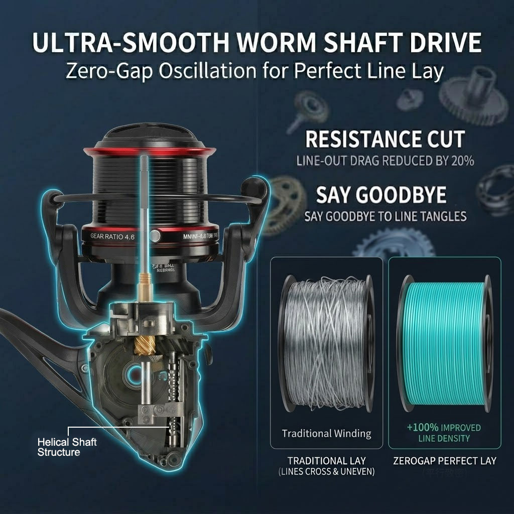 CAZULO Long Cast Spinning Reel - Surf Reel review and price