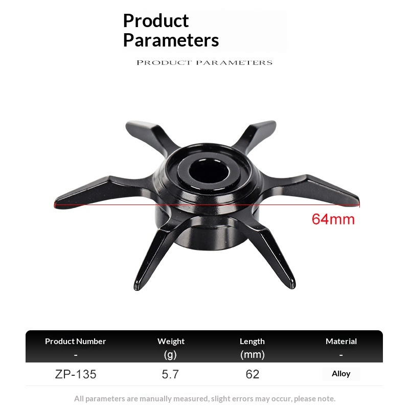 Six Star Drag Knob Enlarged Al - Reel Drag Knob review and price