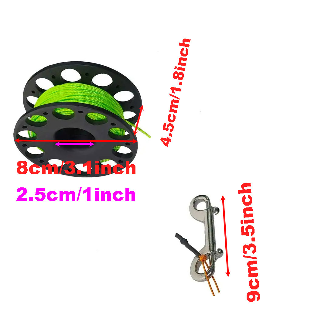30M Scuba Diving Spool Finger  - Conventional Reel review and price
