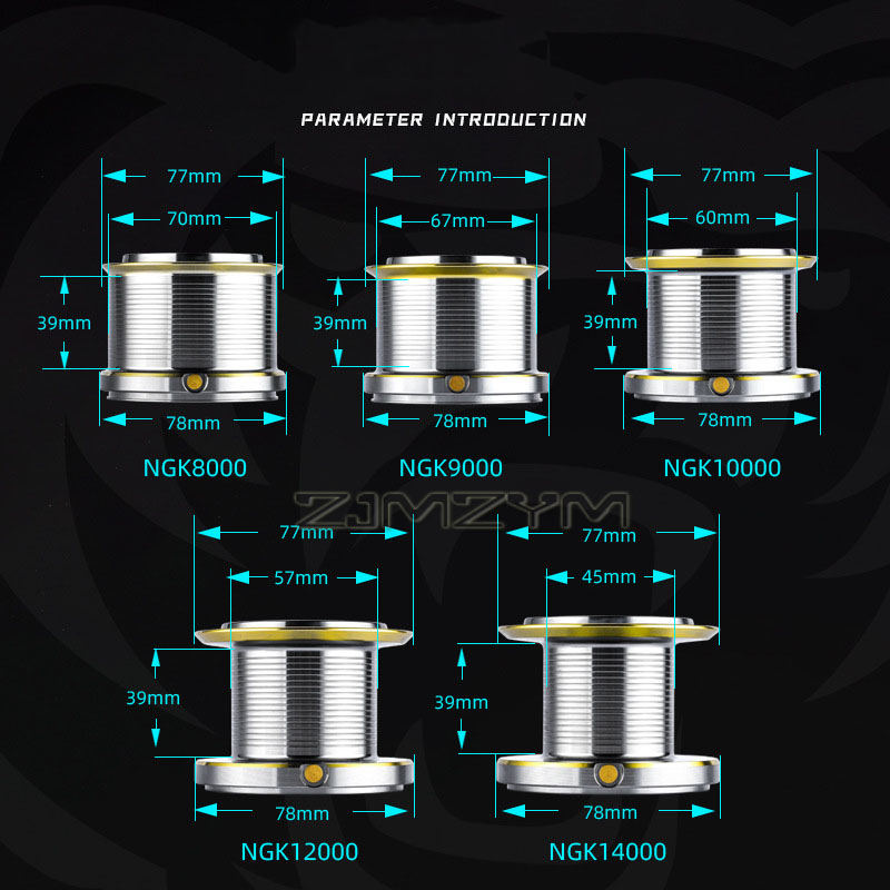 18KG Large Drag Fishing Reels  - Reel Spare Spool review and price