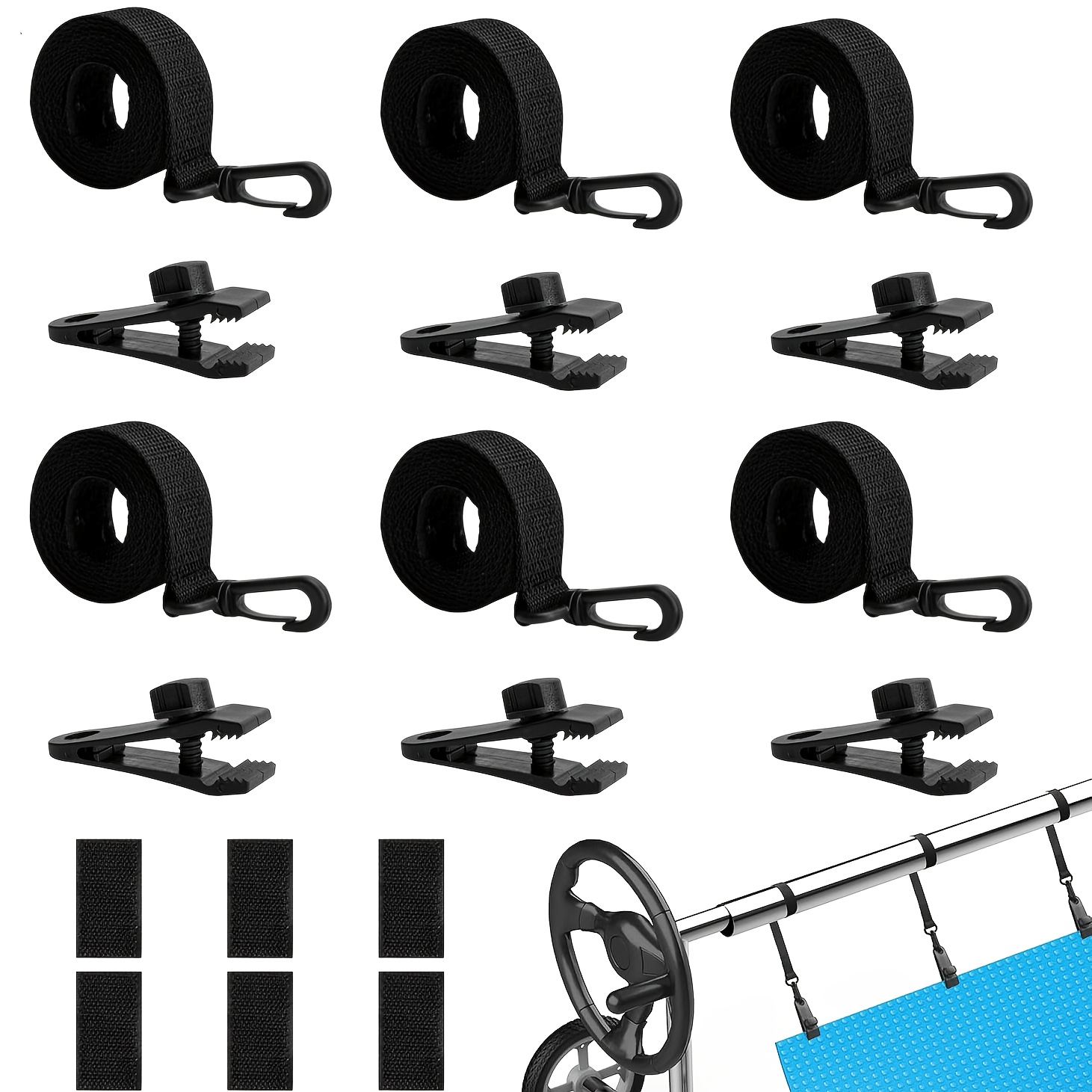 18 Pcs Solar Cover Reel Instal - Reel Cover review and price