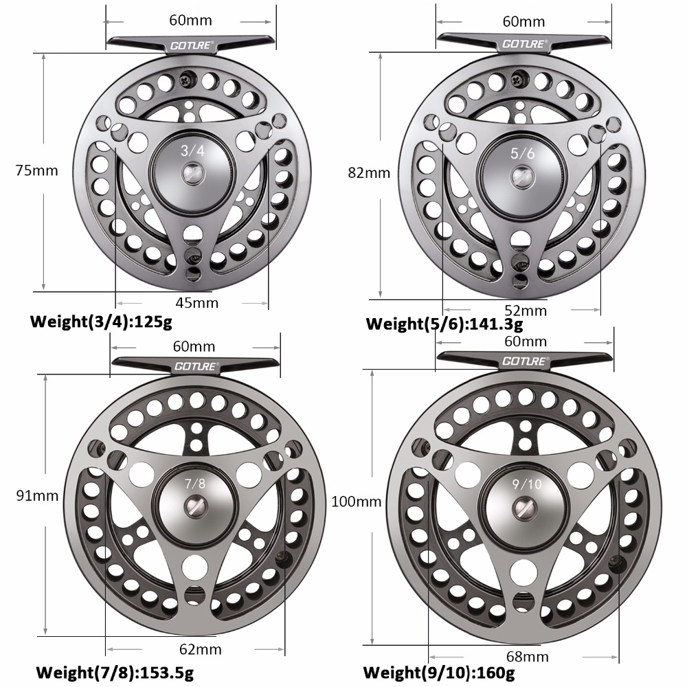 Goture Fly Fishing Reel 3/4 5/ - Reel Spare Spool review and price