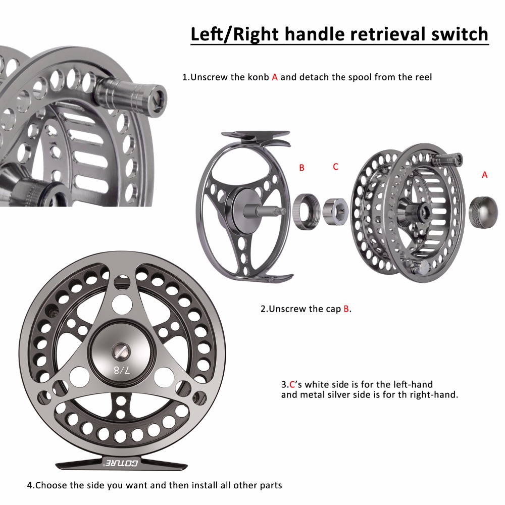Goture Fly Fishing Reel 3/4 5/ - Reel Spare Spool review and price