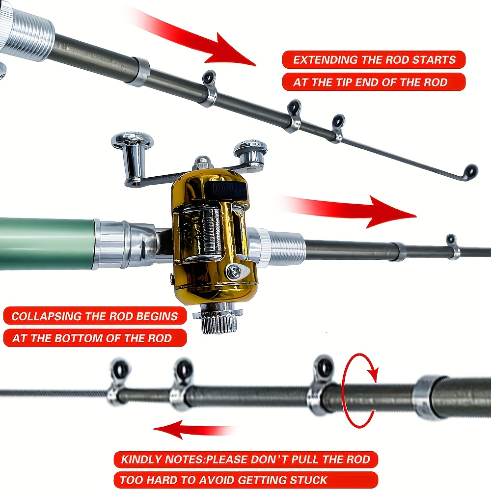 Pocket Ice Fishing Rod & Reel  - Ice Fishing Reel review and price