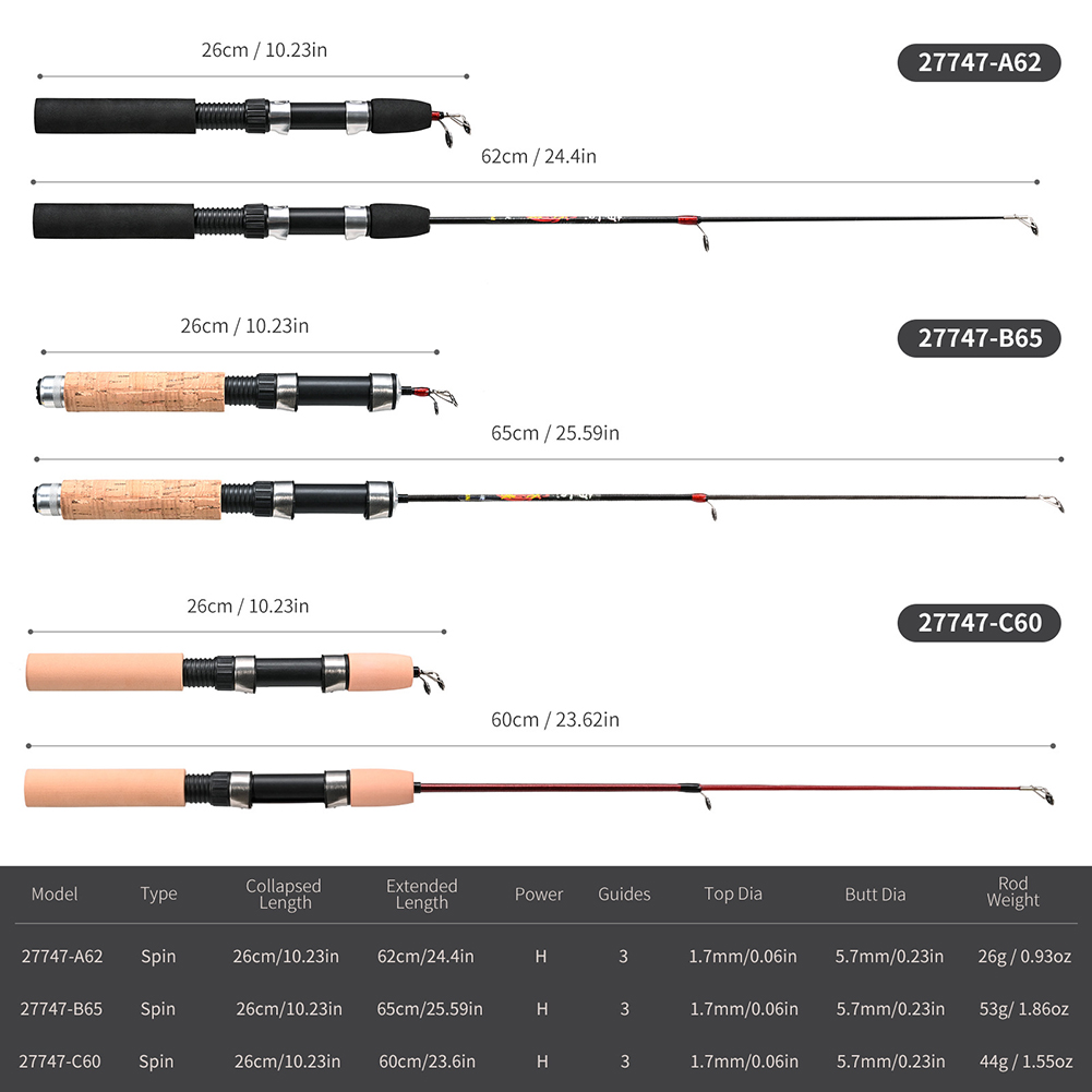 1 Set Fishing Rod With Fishing - Ice Fishing Reel review and price