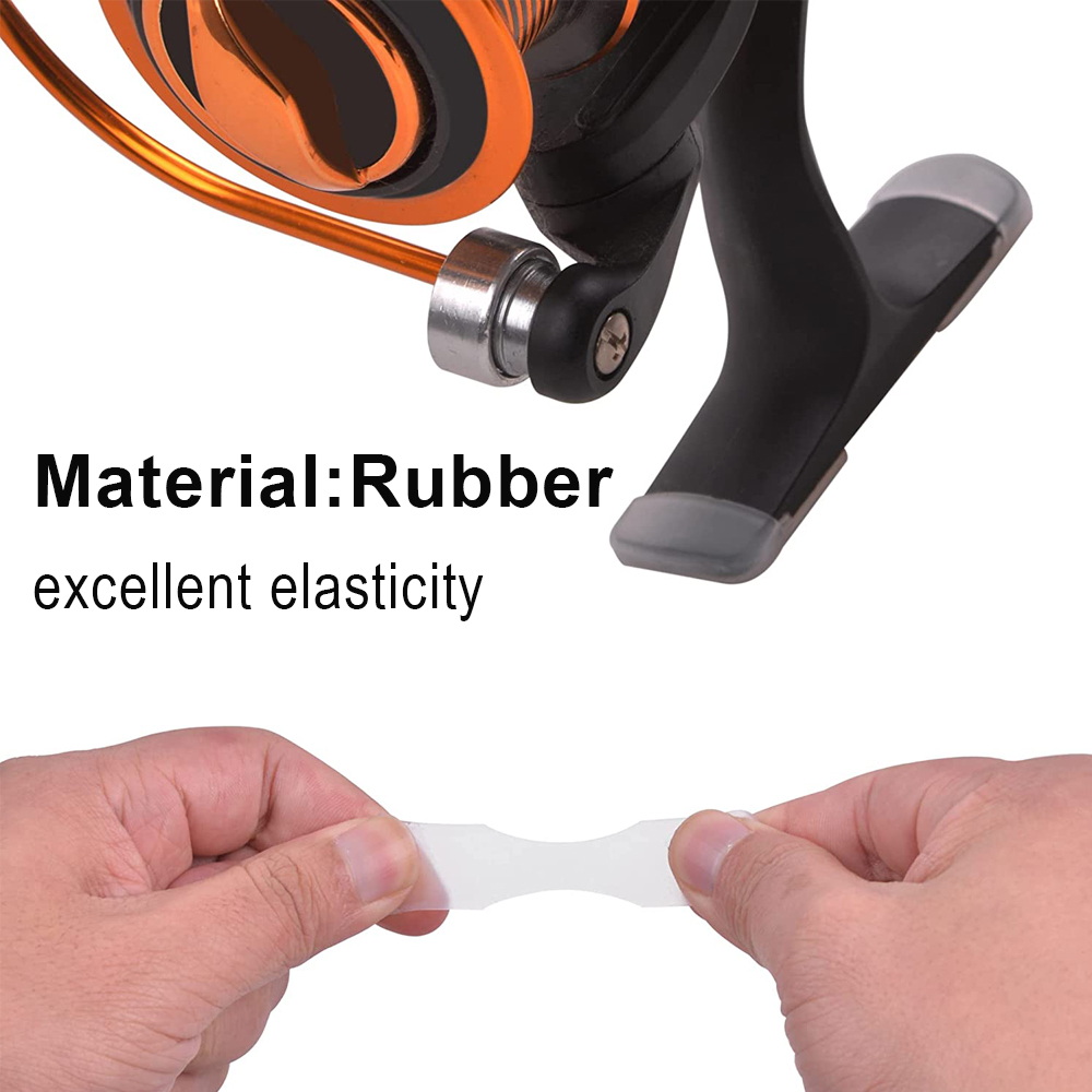 40/100Pcs Rubber Fishing reel  - Trolling Reel review and price