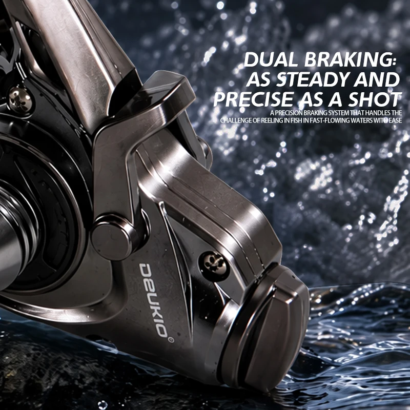 DEUKIO Mini Double Brake Desig - Trolling Reel review and price